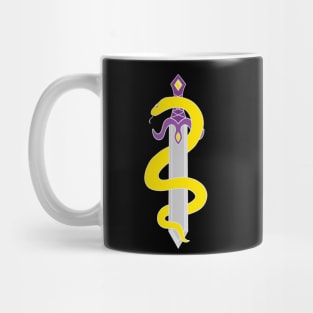 Sword and Snake (Non-Binary Colors) Mug